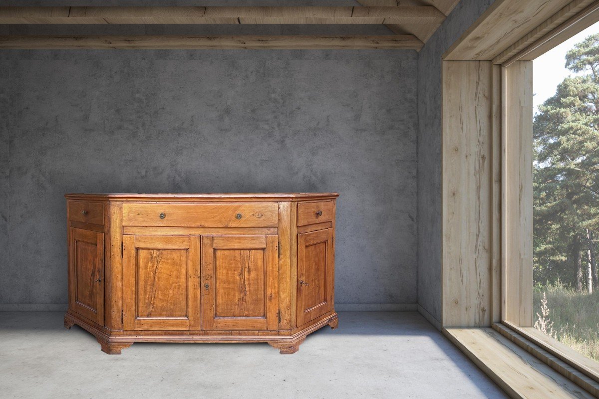 Venetian Sideboard In Cherry Wood-photo-3