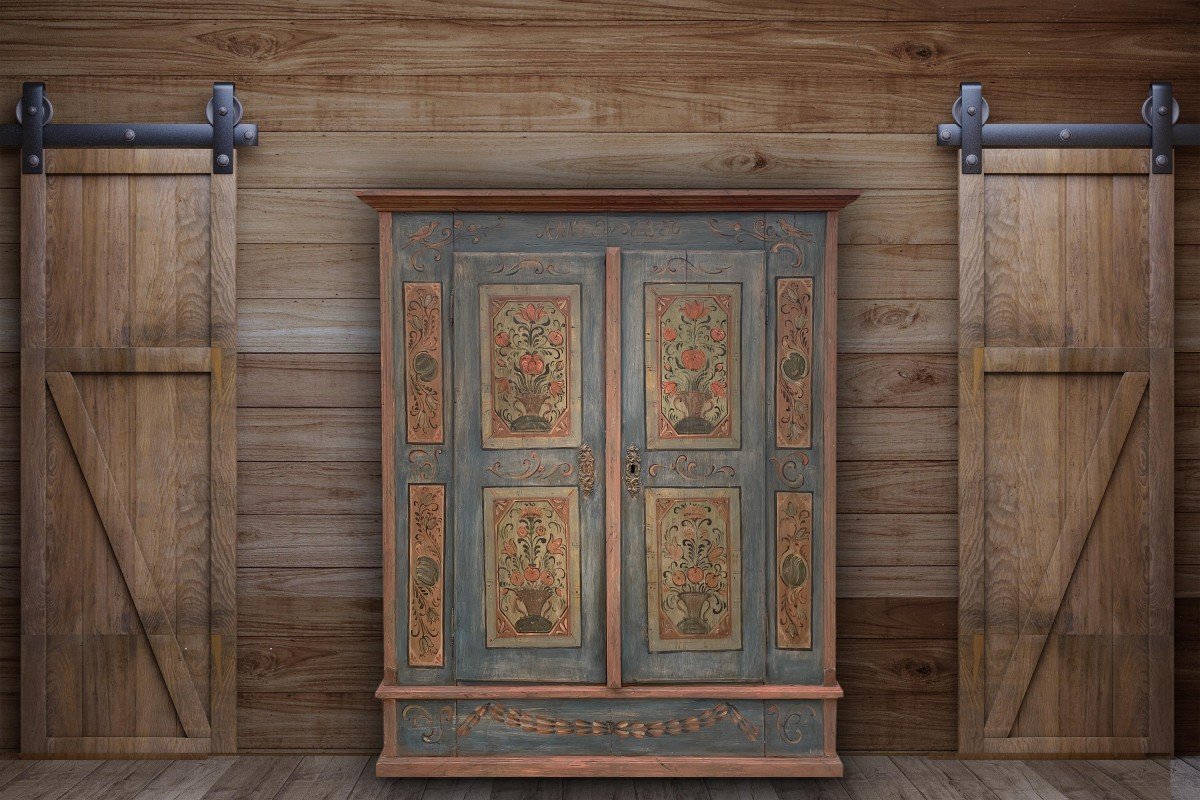 Blue Mountain Cabinet Dated 1830  -photo-2