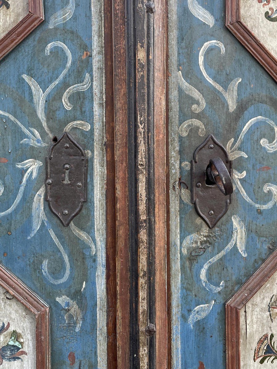 Alpine Blue Painted Wardrobe 1774  -photo-4