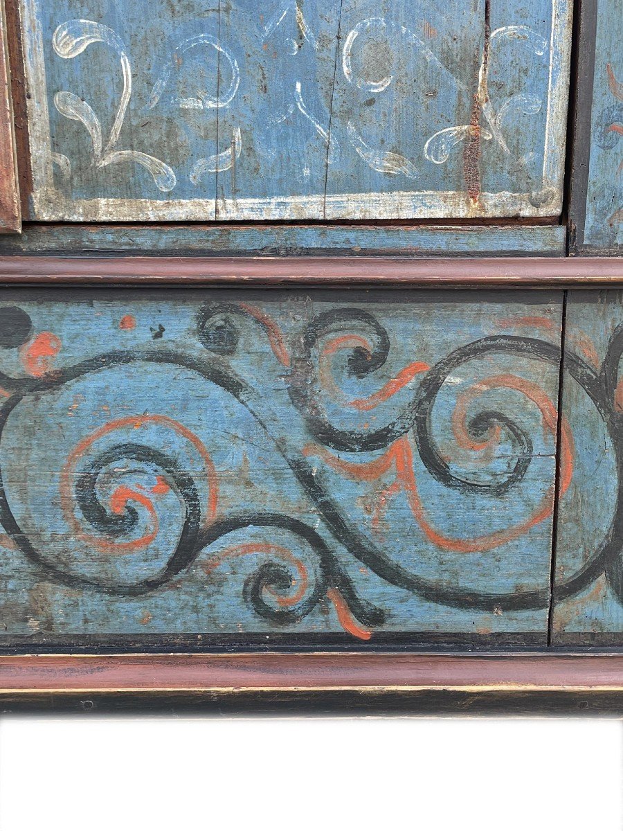 Alpine Blue Painted Wardrobe 1774  -photo-6