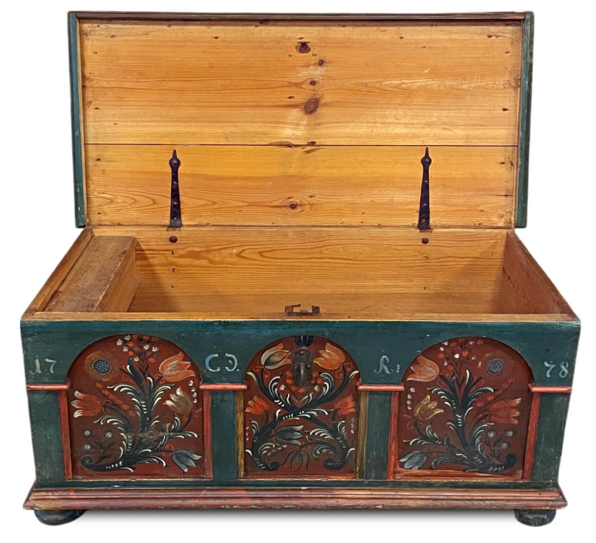 Coffre Peint Alpin  1778-photo-2