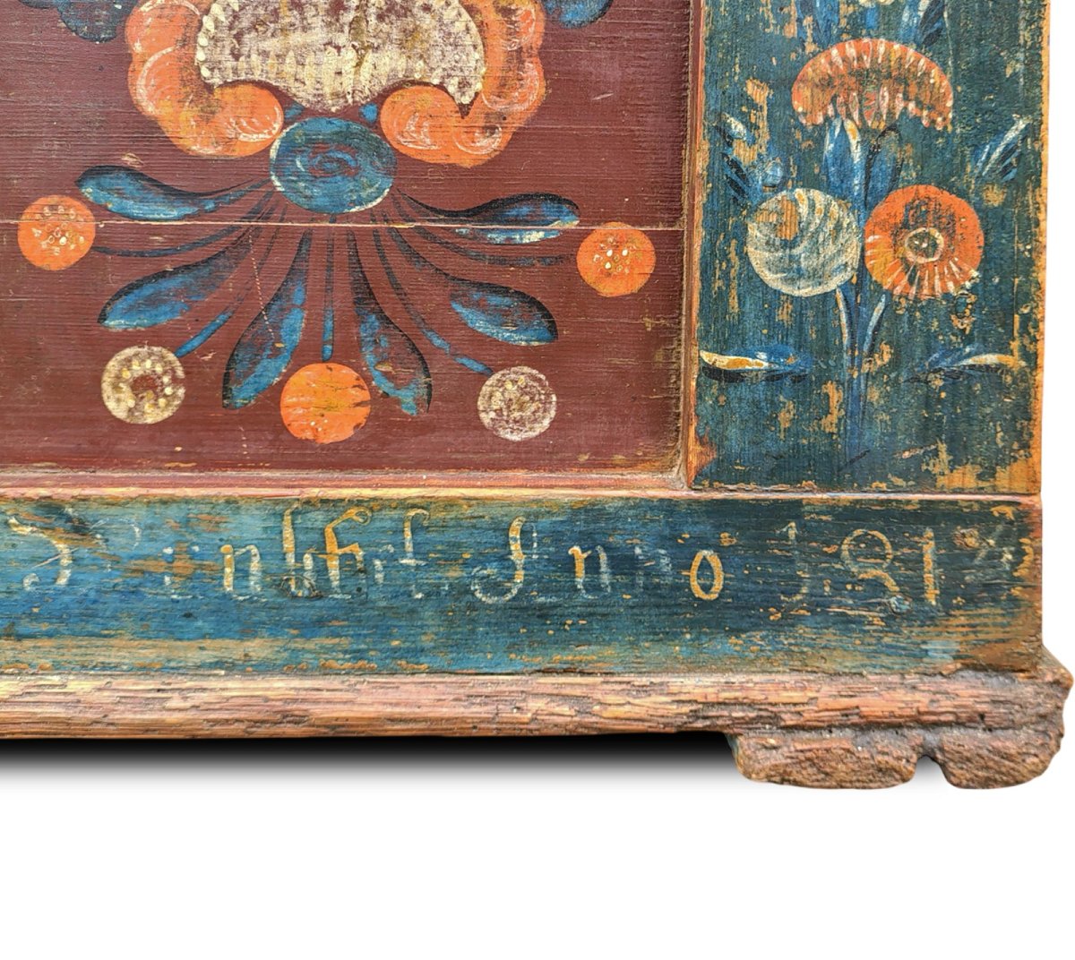 Tyrolean Chest Dated 1814 -photo-6