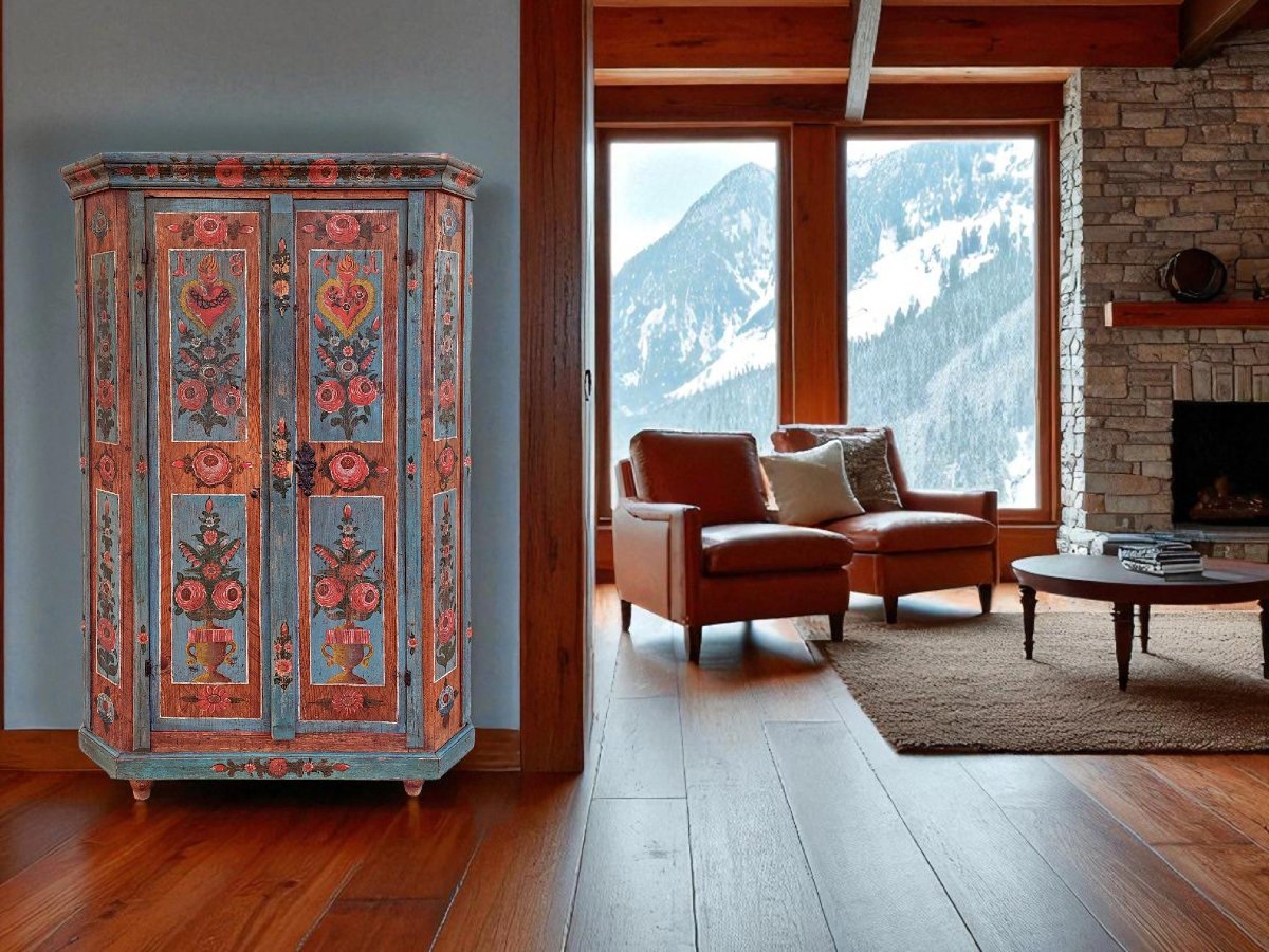 Painted Cupboard From Bad Tölz – 1841-photo-1