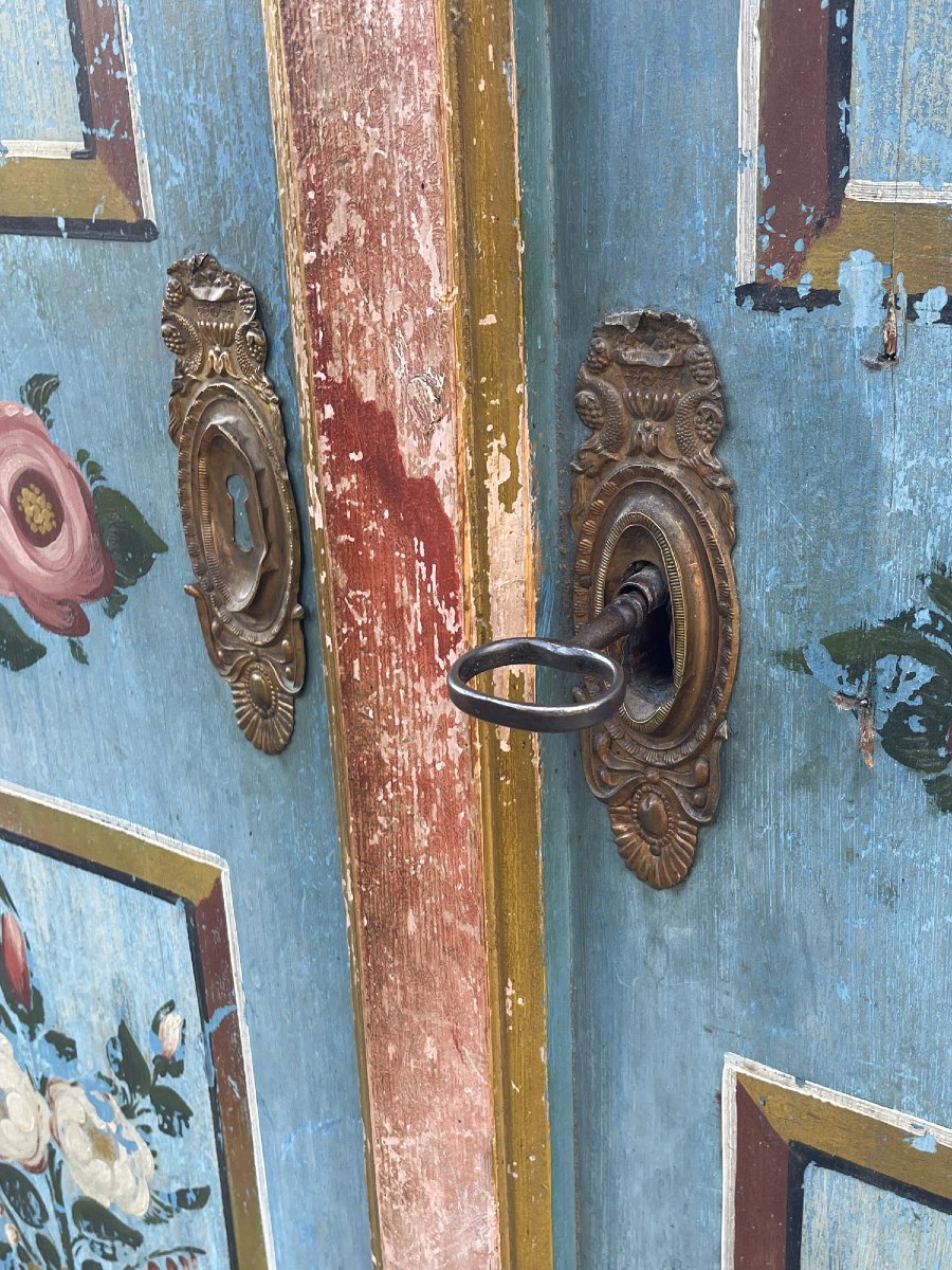 Armoire peinte datée de 1843-photo-6