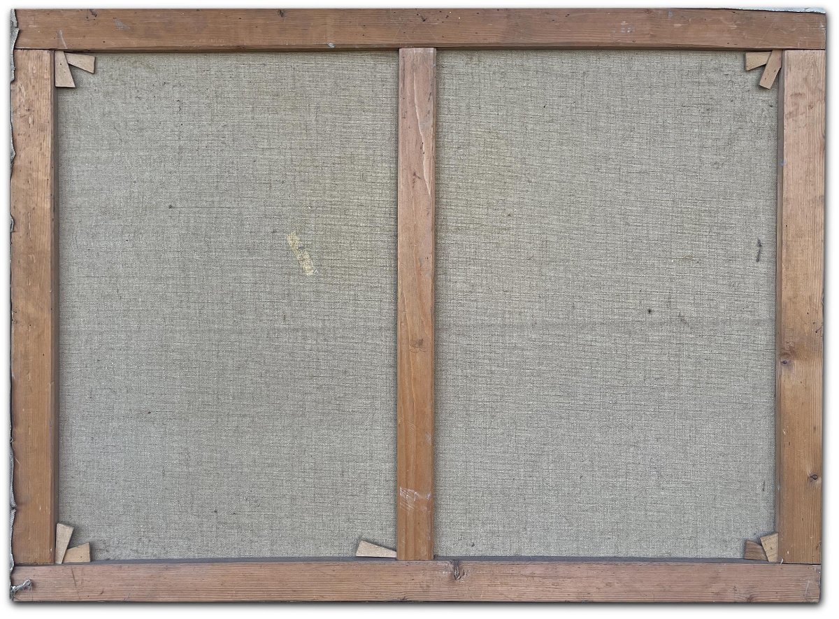 Peinture ancienne « Großglockner », F. Reimann-photo-8