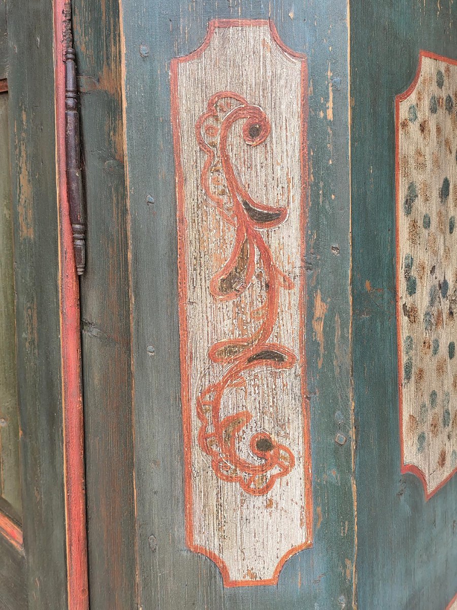 Armoire tyrolienne peinte  -photo-7