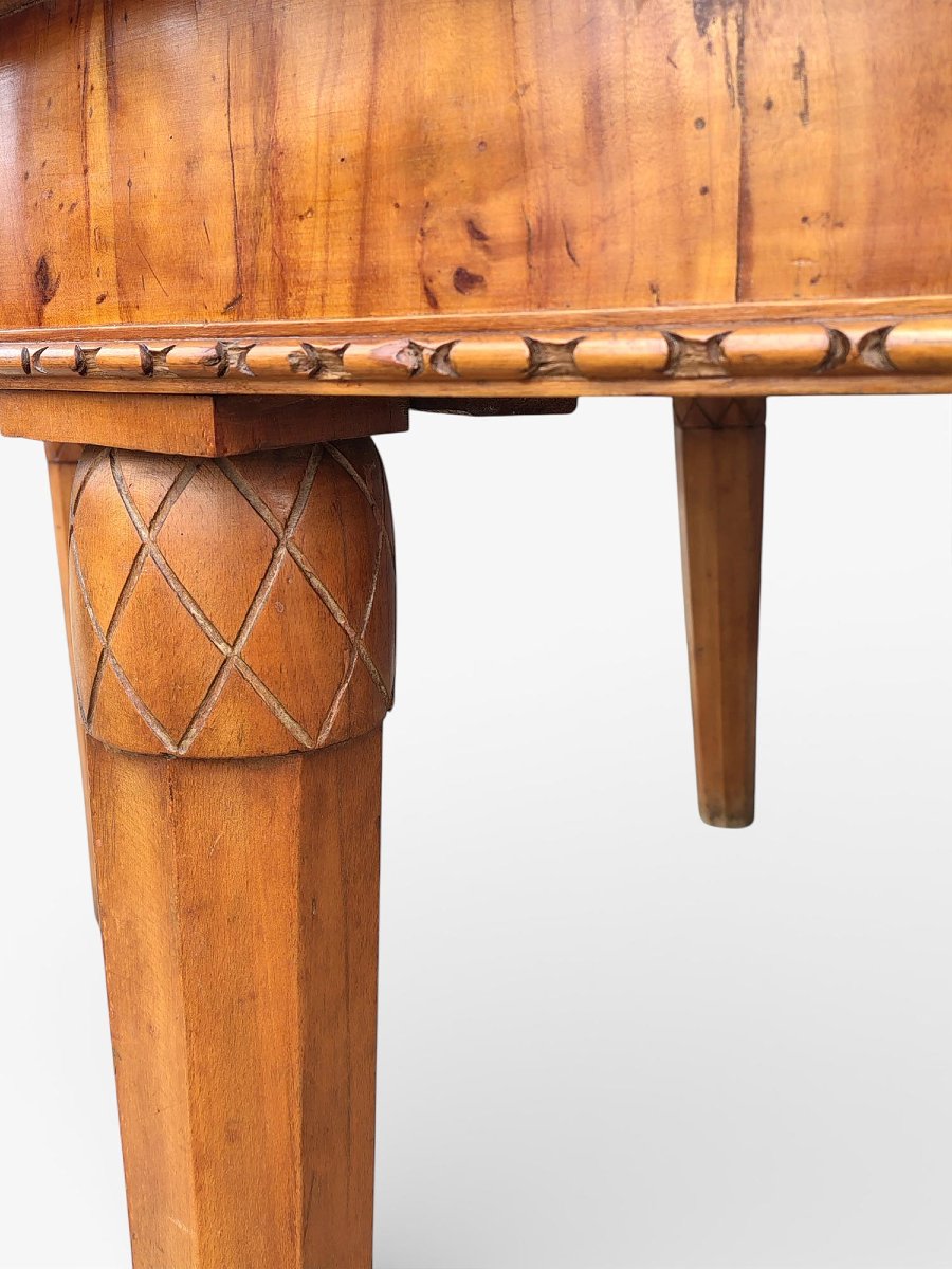 Table à Manger Ovale Extensible en Noyer-photo-6