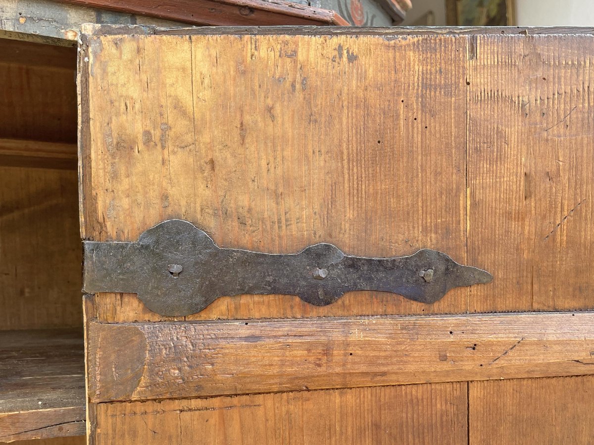 Armoire Peinte Datée 1812 -photo-5