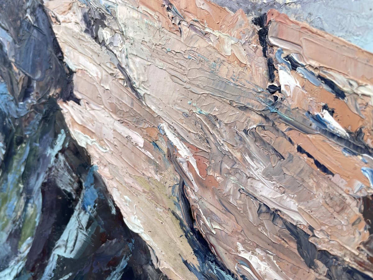 Alpine Landscape – Anton Dembinski, Mid XX Century-photo-3