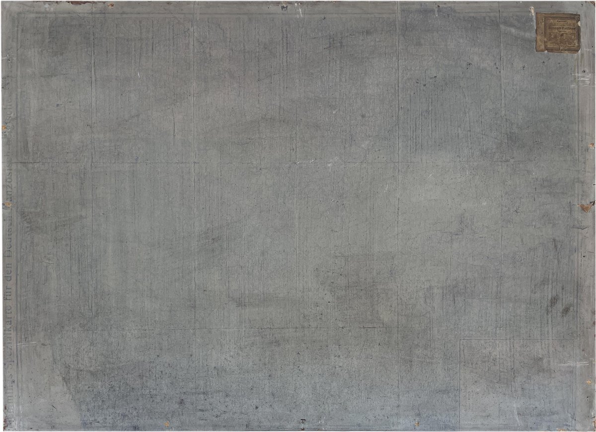 Peinture à l’huile du XXe siècle – Coucher de soleil sur la neige -photo-4