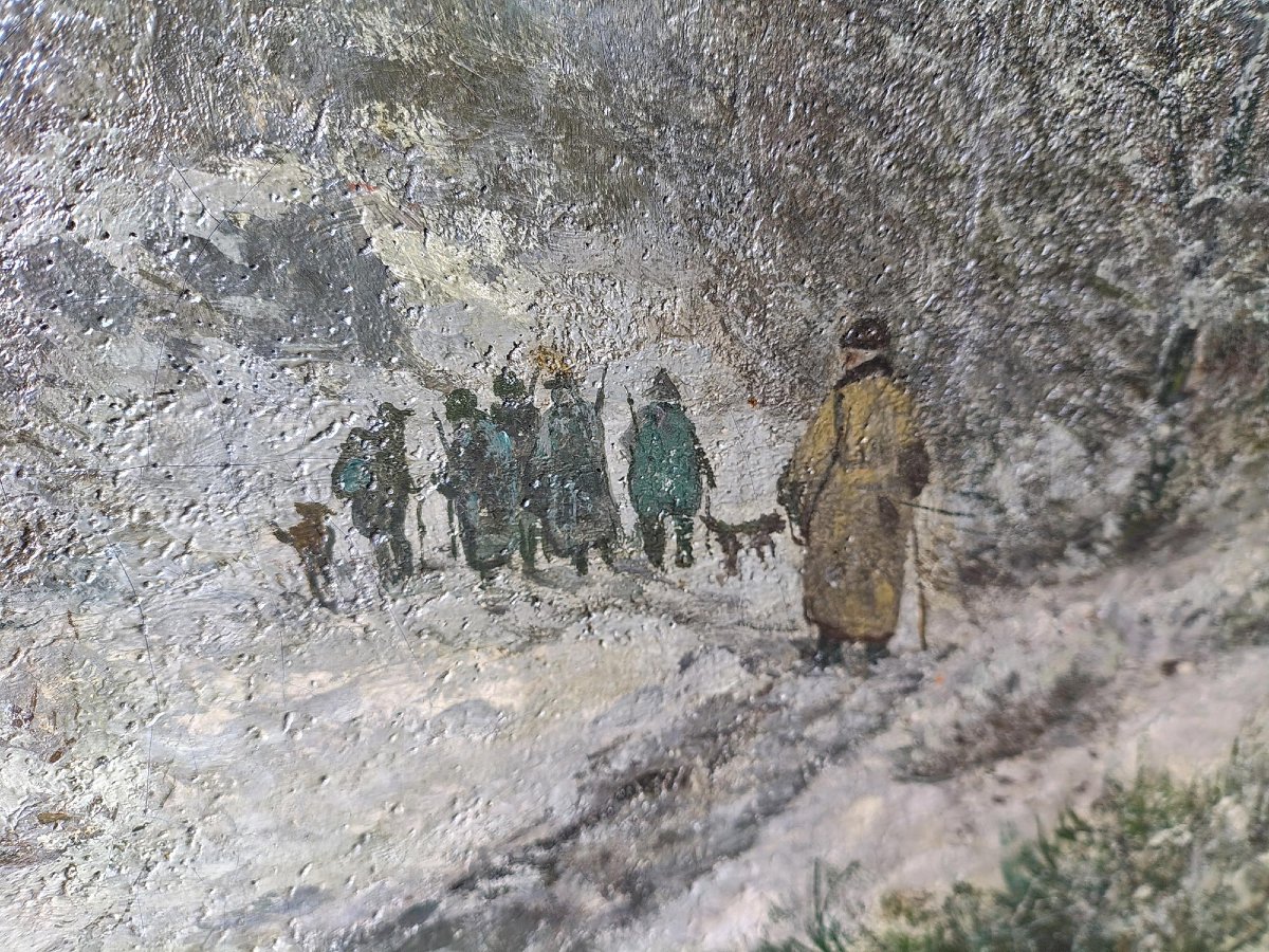 Paysage nocturne d’hiver – A. Gustav Schweitzer -photo-1