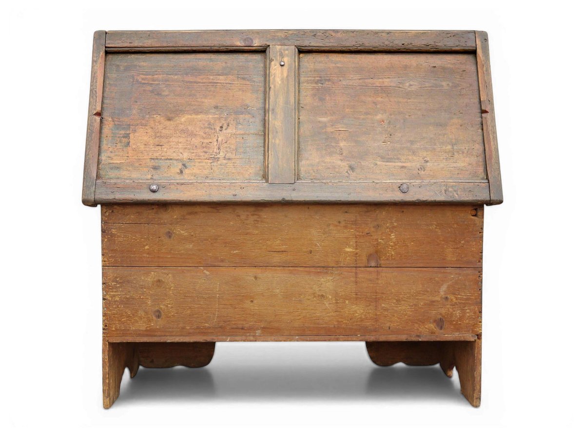 Coffre tyrolien peint, daté de 1791 -photo-1