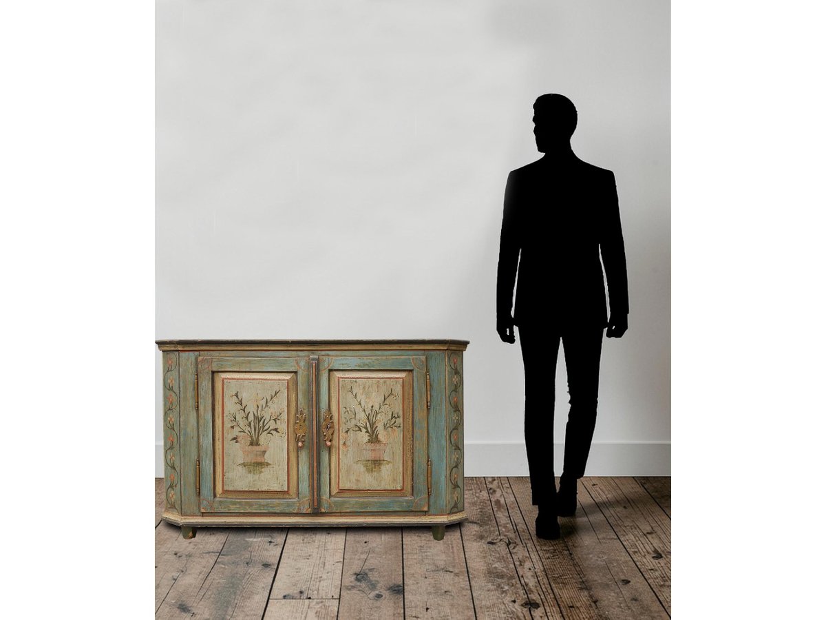Painted Tyrolean Sideboard, Circa 1820-photo-4