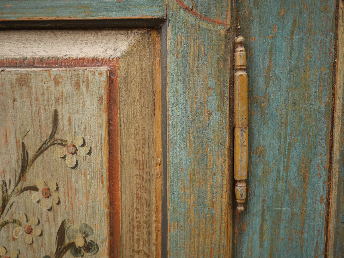 Painted Tyrolean Sideboard, Circa 1820-photo-6