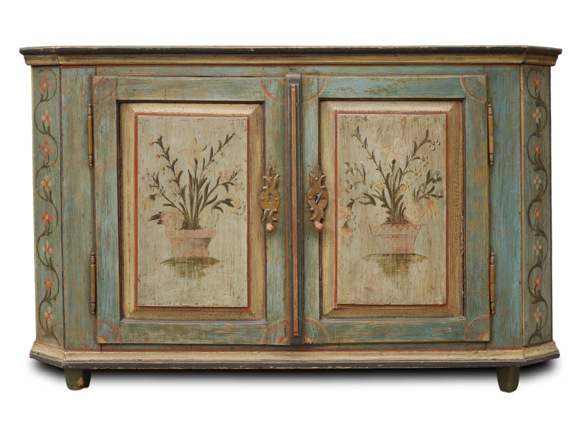 Painted Tyrolean Sideboard, Circa 1820