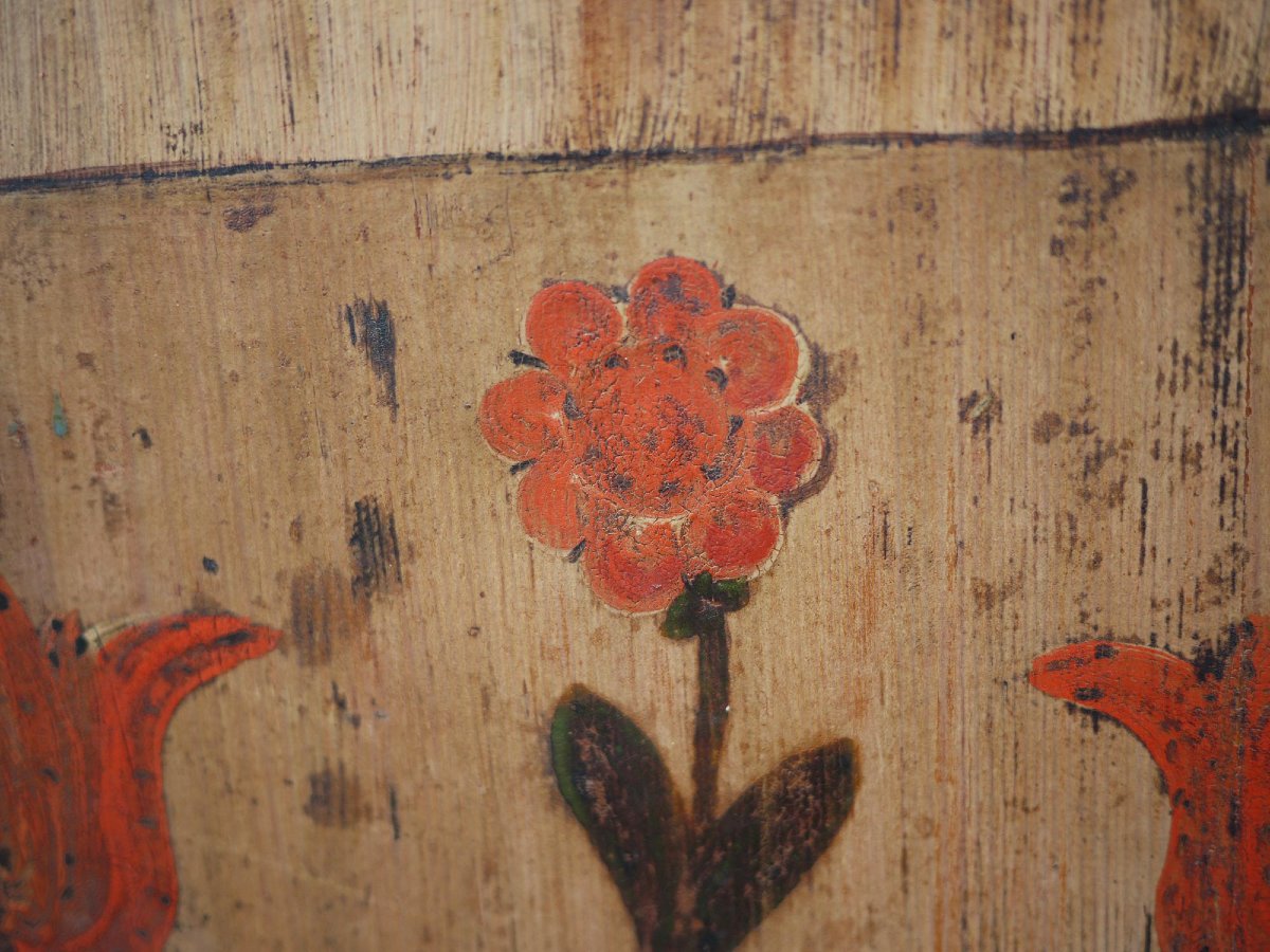 Armoire Peinte Florale Alpine-photo-8