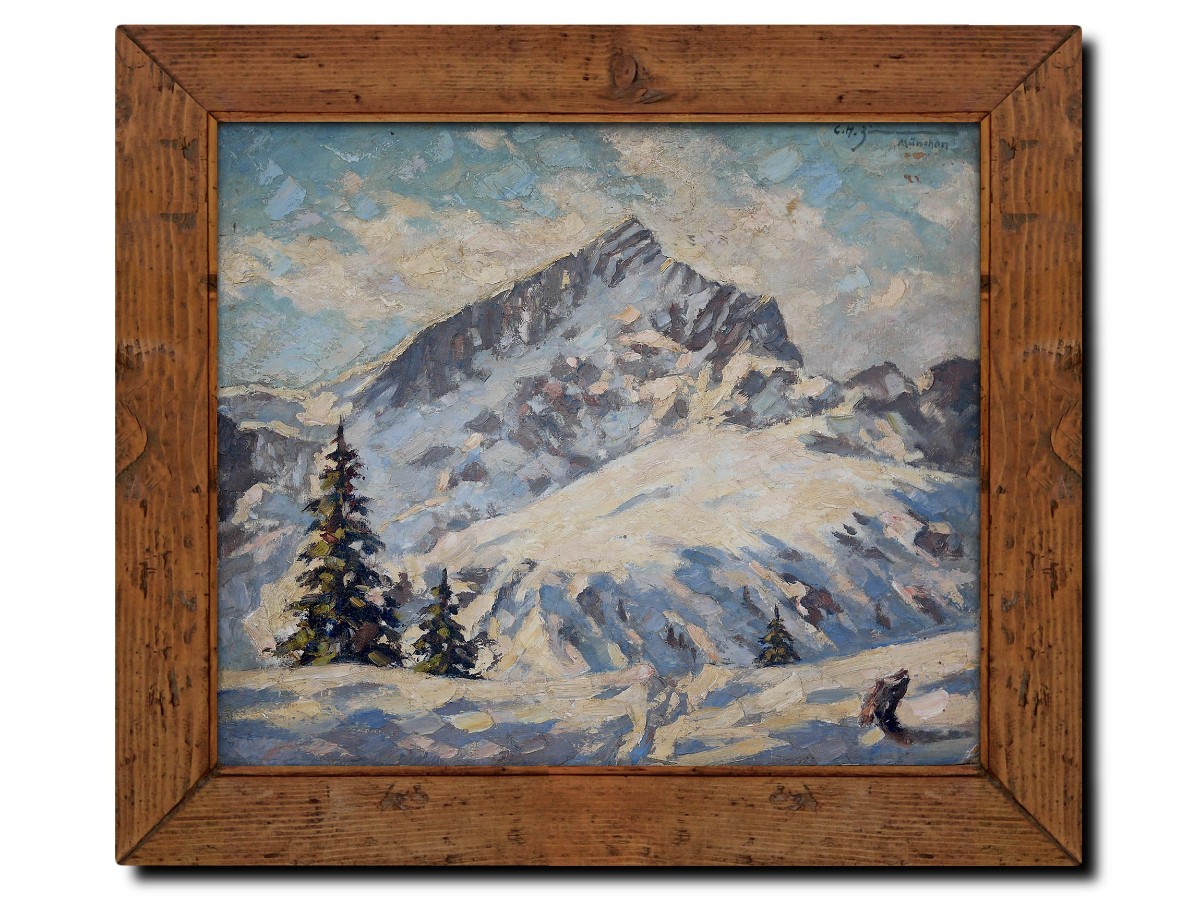 Winter On The Alpspitze, Bavarian Alps