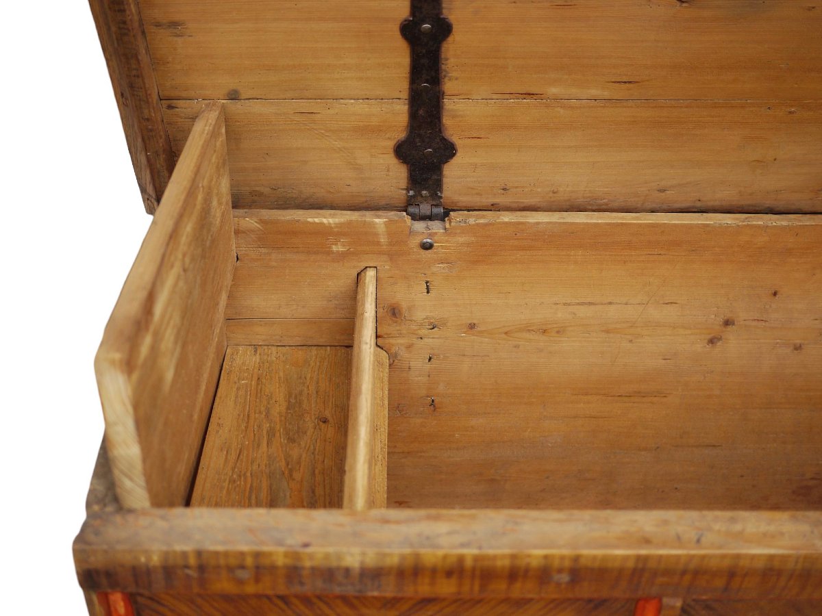 Coffre Alpin (Tyrolien) Peint-photo-6
