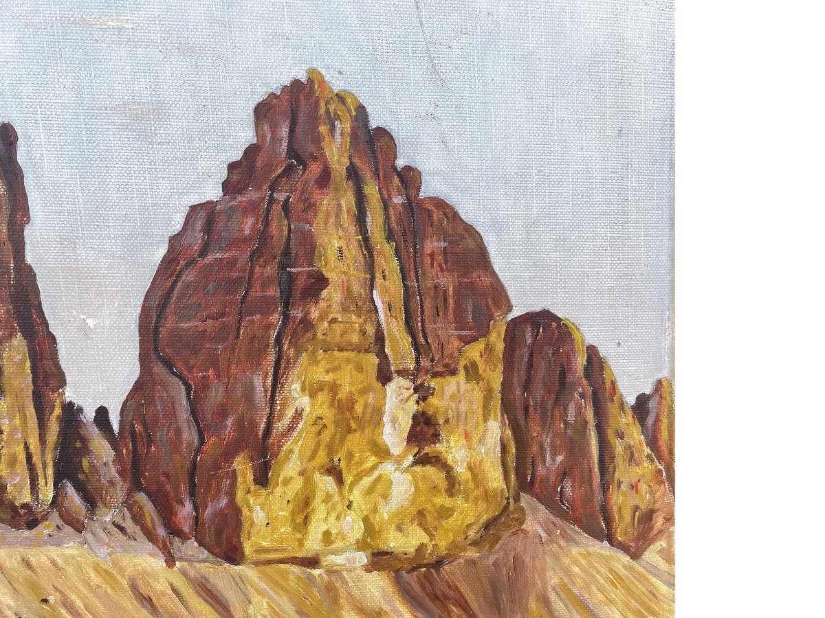 Les Tre Cime di Lavaredo - Tableau de montagne-photo-4