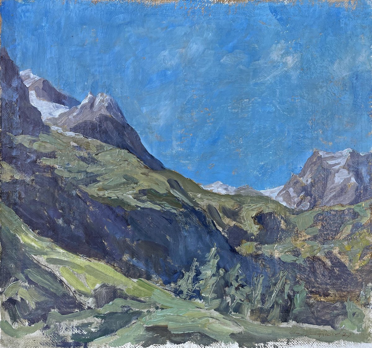 Mountain Landscape Painting-photo-2