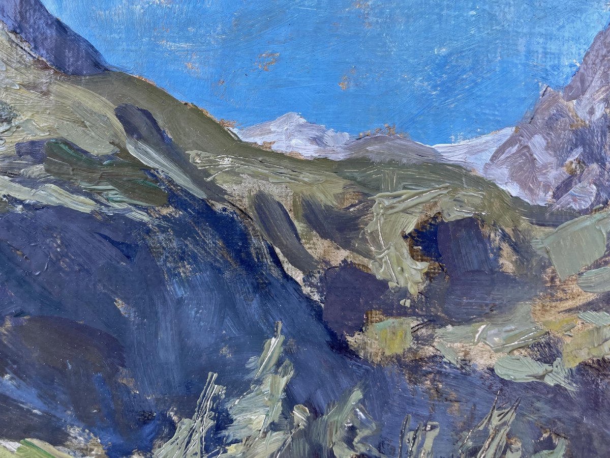 Mountain Landscape Painting-photo-3