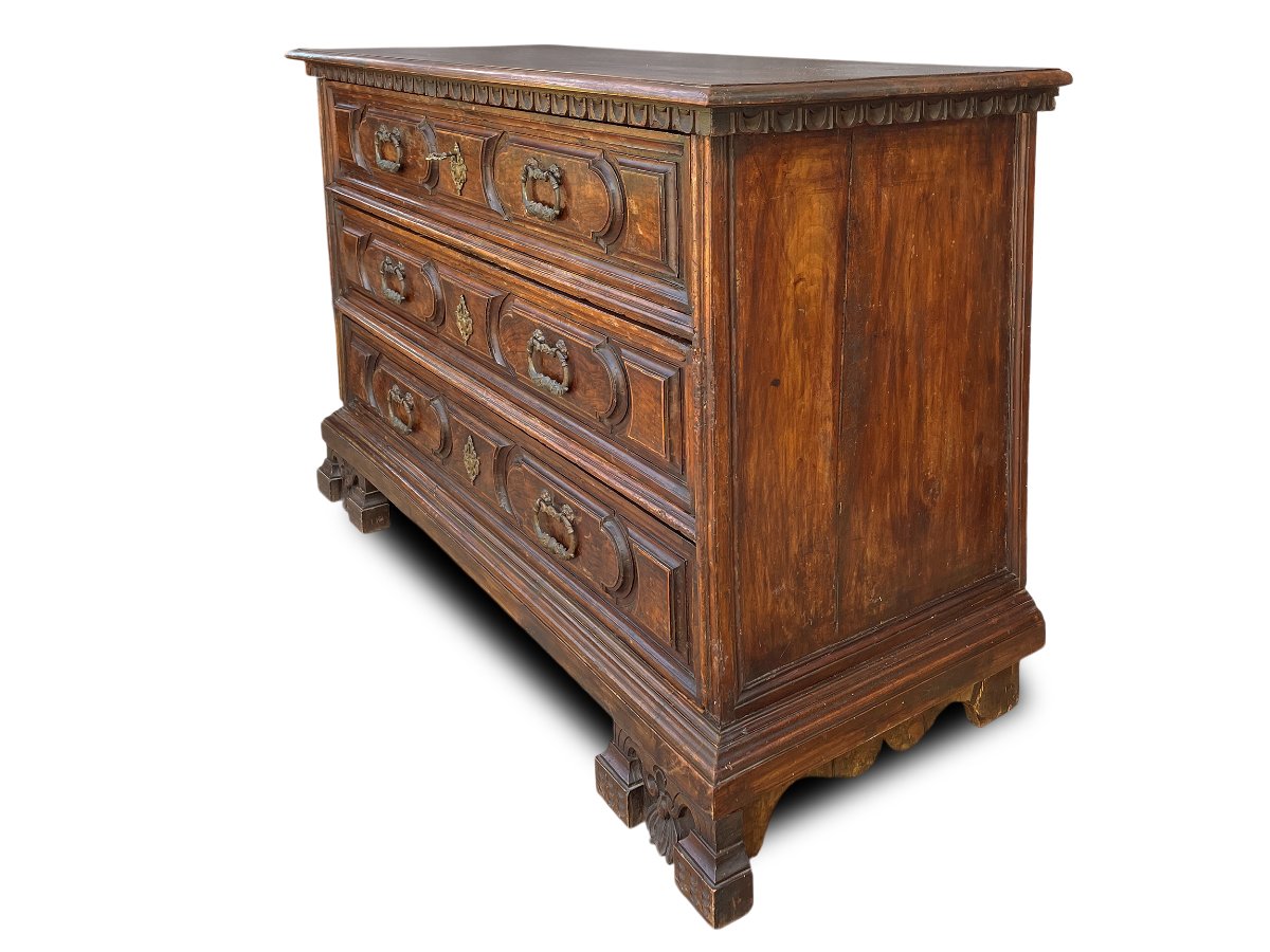 17th-century Friulian “canterano” Chest Of Drawers In Walnut-photo-3
