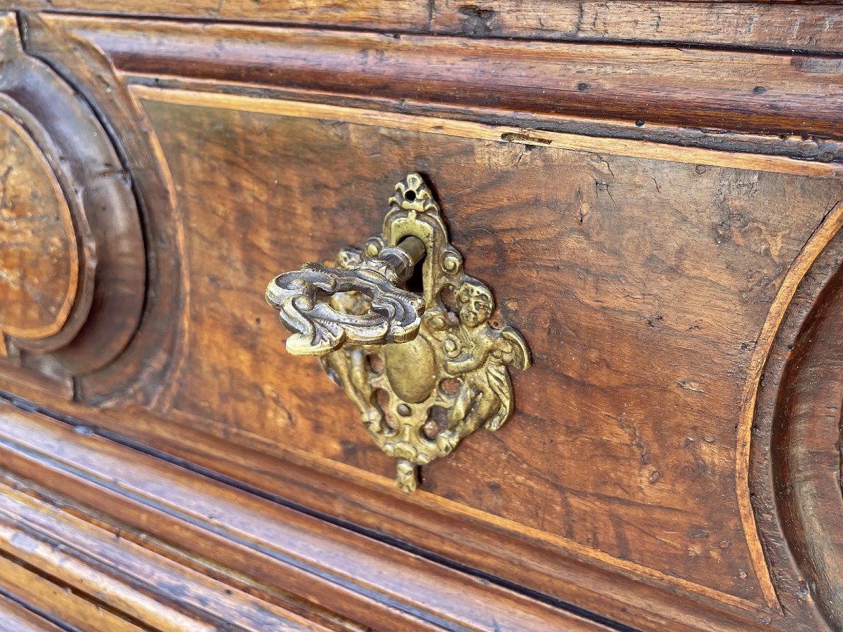 17th-century Friulian “canterano” Chest Of Drawers In Walnut-photo-5