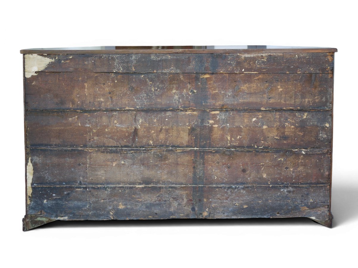Antique Italian Four-door Painted Sideboard-photo-8