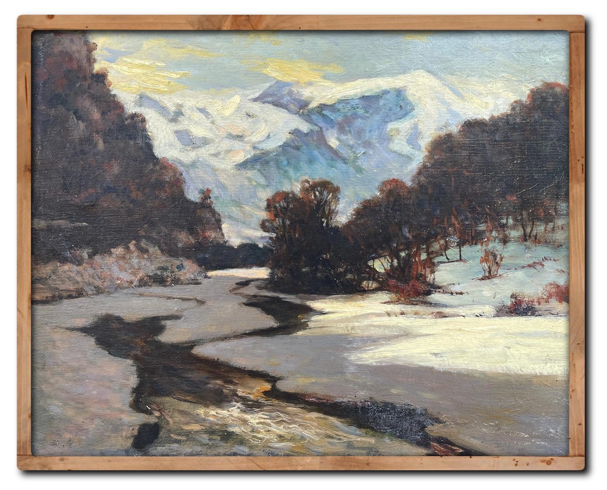Hiver dans la gorge de Chegem – A. Ostryakin