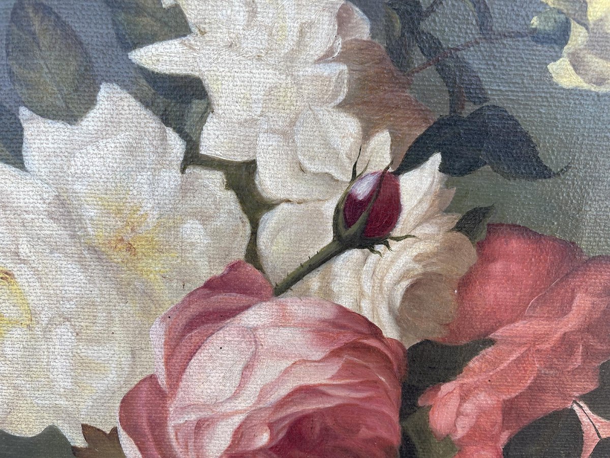 Still Life With Roses And Fruit-photo-2