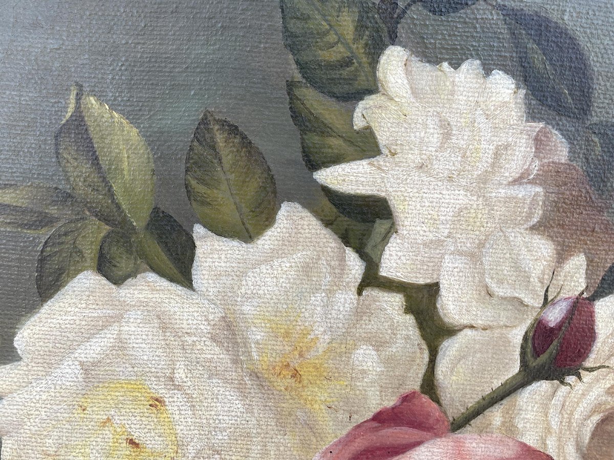 Still Life With Roses And Fruit-photo-4