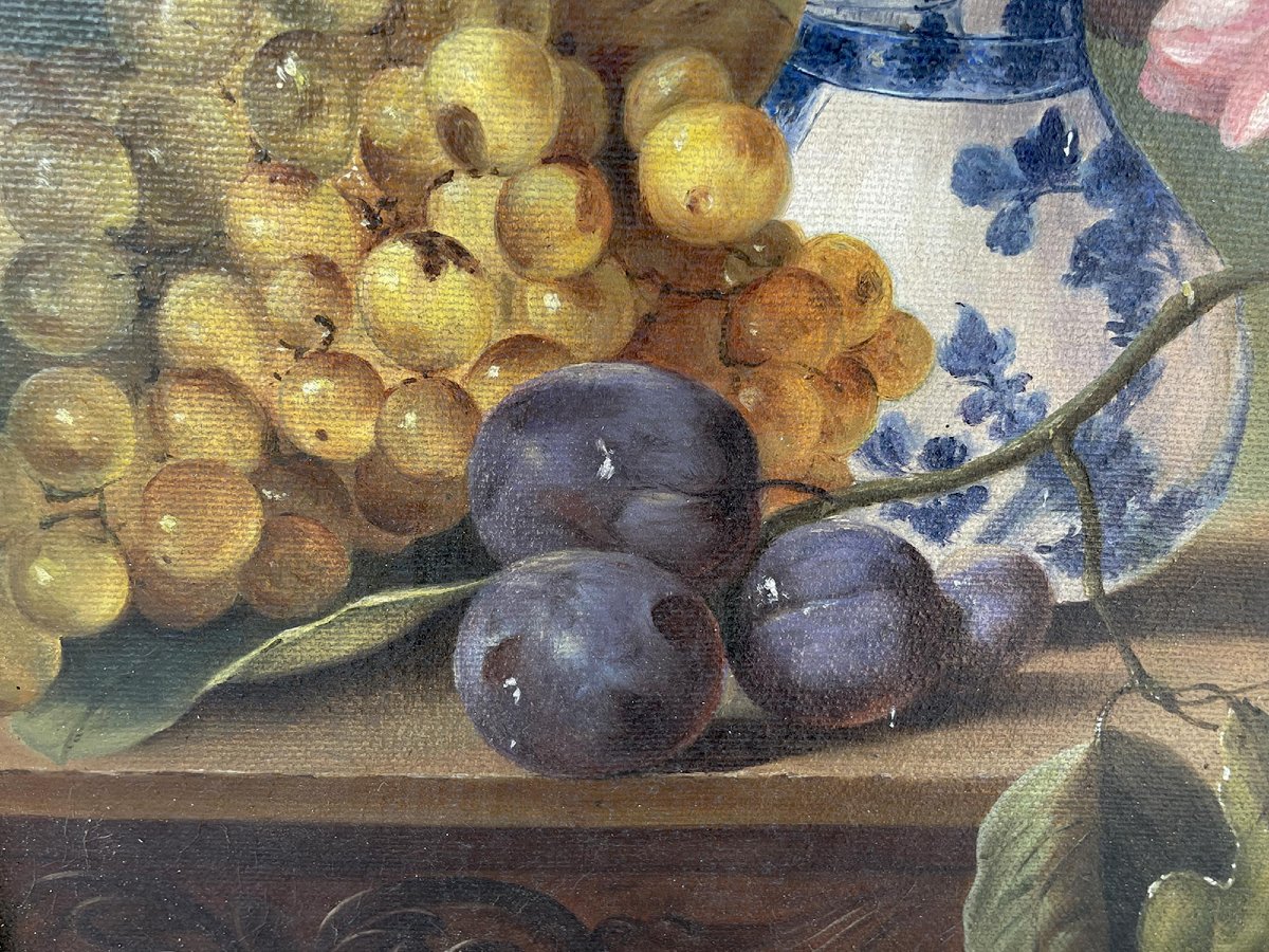 Still Life With Roses And Fruit-photo-5