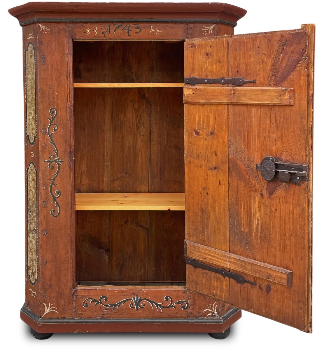Armoire Peinte Tyrolienne  -photo-2