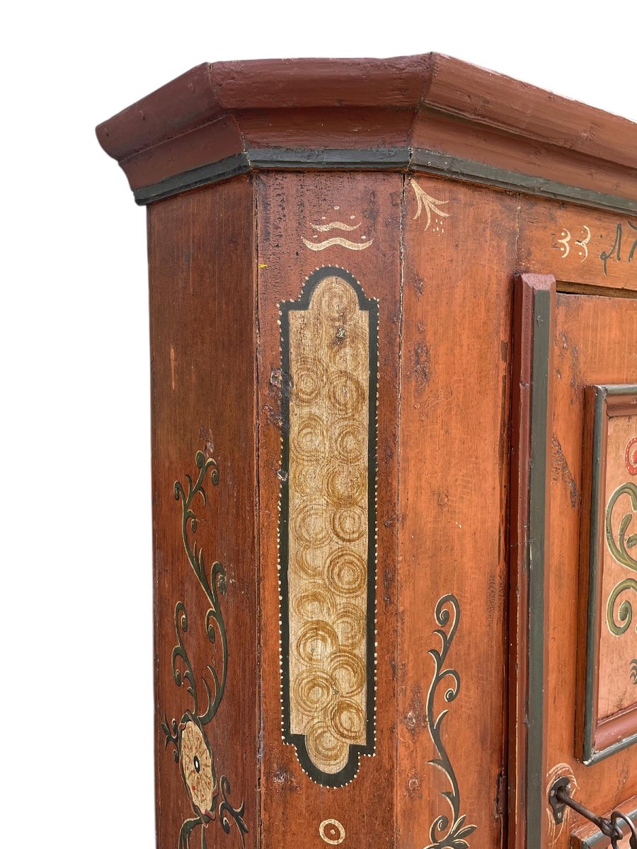 Armoire Peinte Tyrolienne  -photo-3