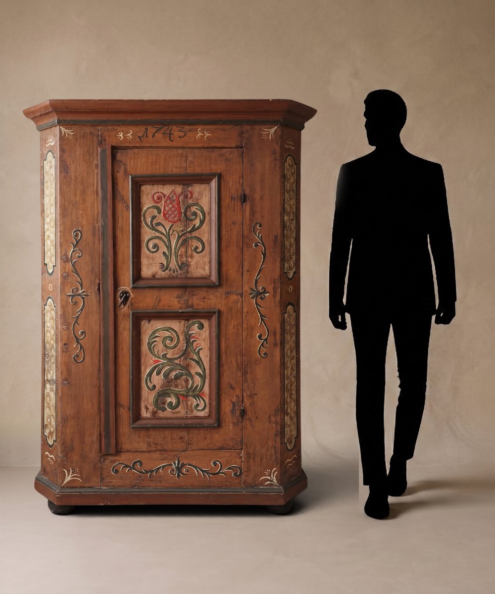 Armoire Peinte Tyrolienne  -photo-7