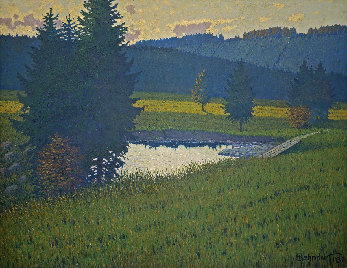 Bahndorf, Heribert - Paysage Lacustre-photo-2