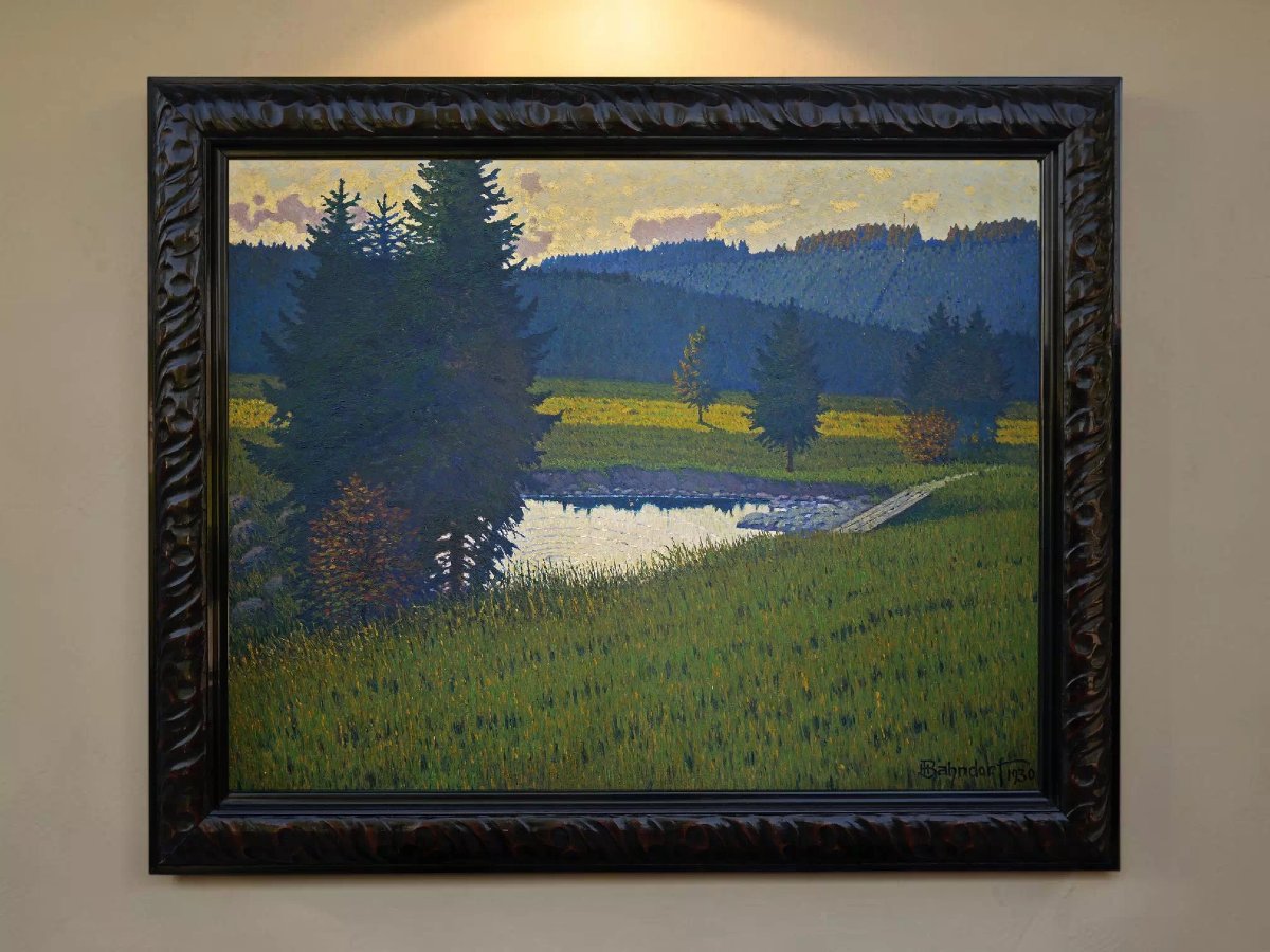 Bahndorf, Heribert - Paysage Lacustre-photo-3