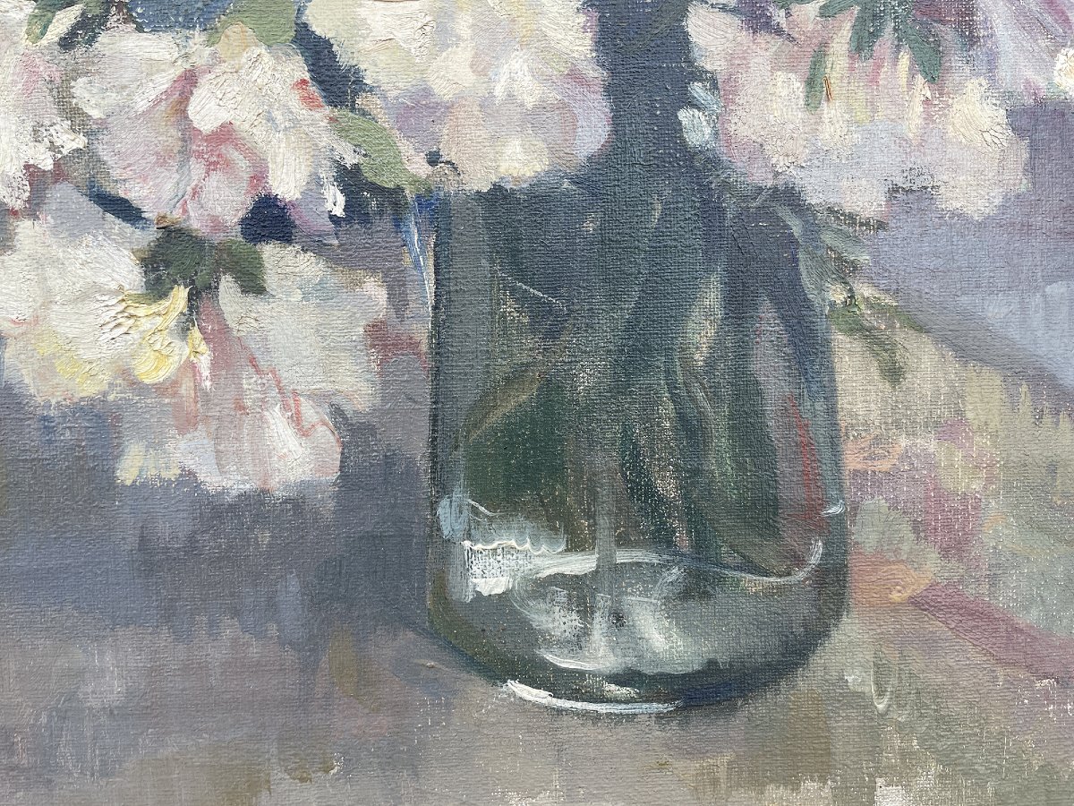 Nature Morte aux Marguerites et Œillets - Charles Swyncop-photo-3