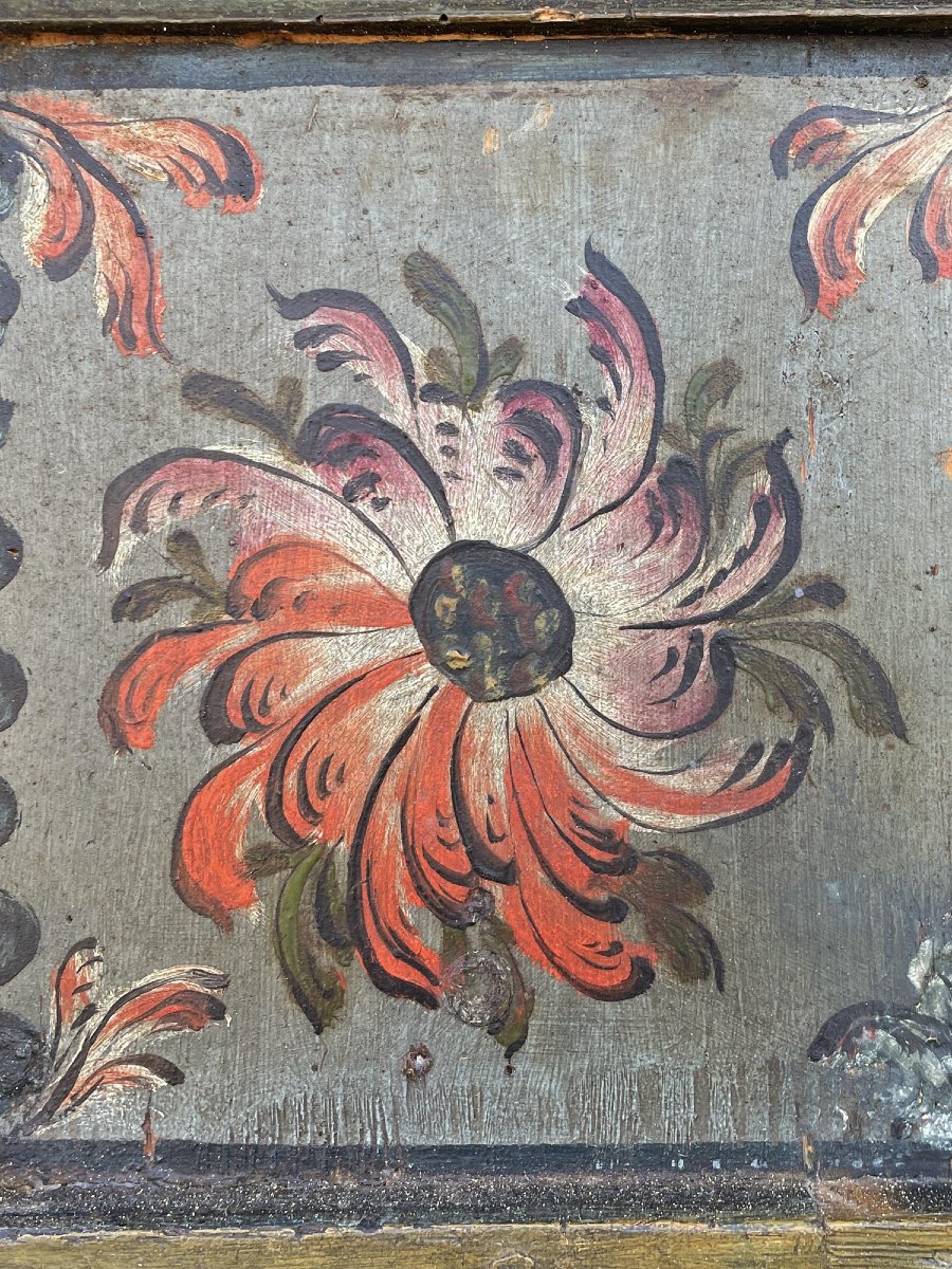 Painted Cabinet Dated 1808-photo-4