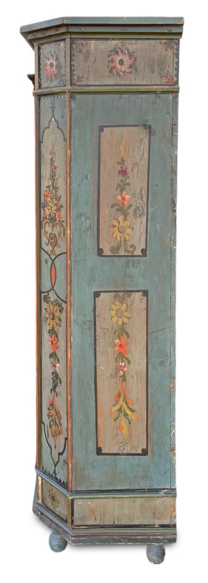 Painted Cabinet Dated 1808-photo-1
