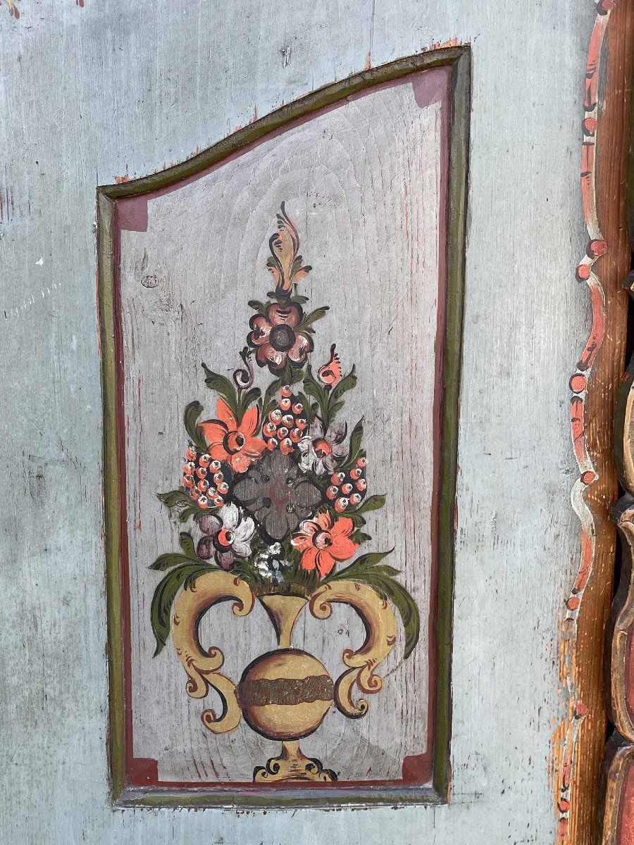 Painted Cabinet Dated 1808-photo-6