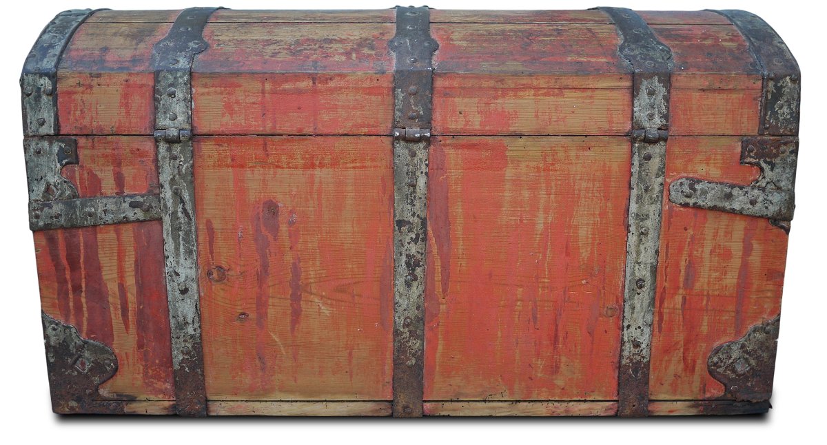 Painted Chest Dated 1704-photo-8
