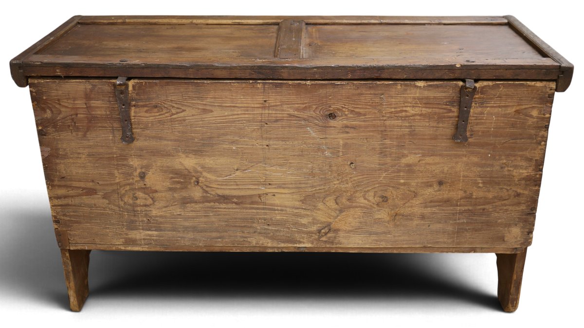 Coffre tyrolien en sapin daté de 1793 -photo-8