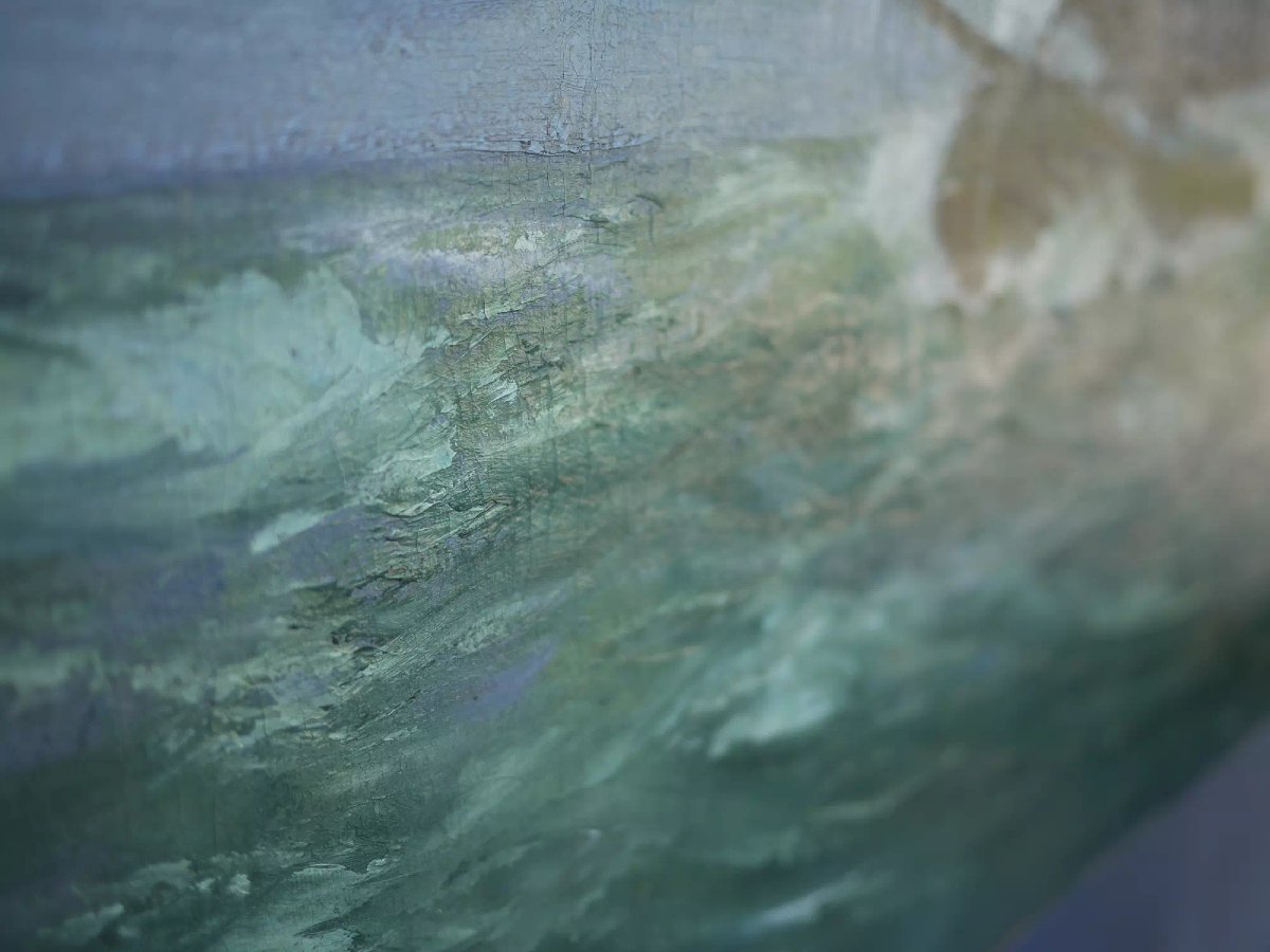 Voiliers en mer par gros temps par Alexander Essfeld -photo-4