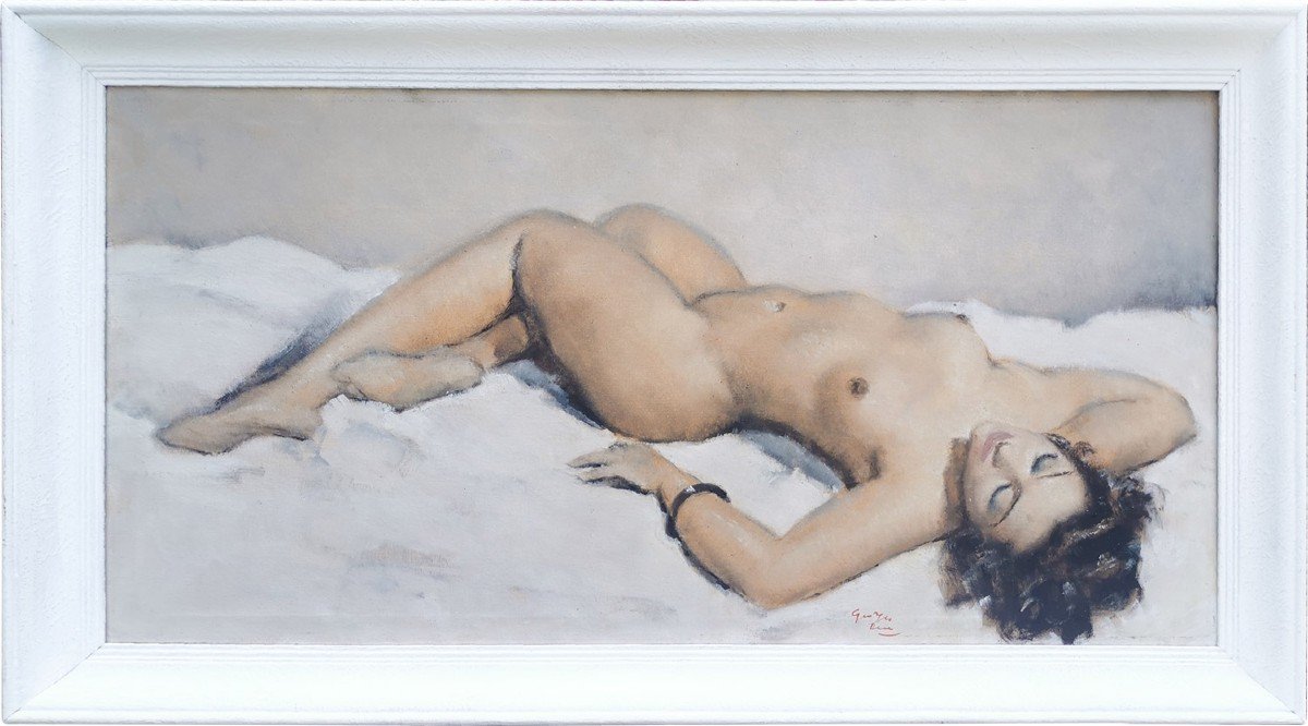 Lying Nude - Georges Pierre Guinegault (1893 - 1983)