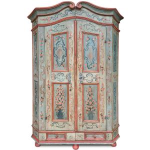 Painted Tyrolean Wardrobe 