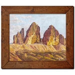Les Tre Cime di Lavaredo - Tableau de montagne