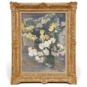 Nature Morte aux Marguerites et Œillets - Charles Swyncop