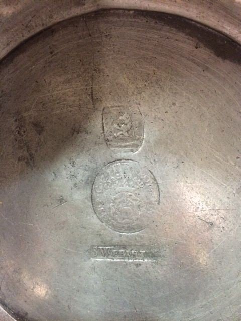 Container With Pewter Lid With Punches G.c. Pitteroff Karls-bad-photo-4