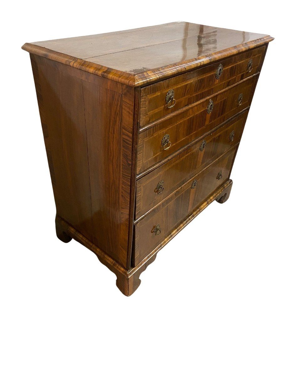 Petite Commode Anglaise En Palissandre-photo-2
